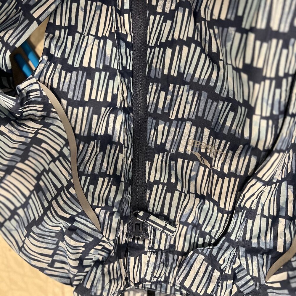 3T rain bunting suit, Blue small stripe design, LL Bean - Picture 2 of 5